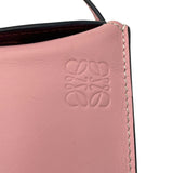 ロエベ LOEWE ゲートポケットショルダー 109.30.Z42 ピンク レザー レディース ショルダーバッグ
