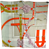 エルメス HERMES カレ70 GRAND MANEGE DETAIL マルチカラー シルク レディース スカーフ