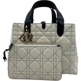 クリスチャン・ディオール Christian Dior トゥジュール ミディアム M2821OSUV ホワイト/ブラック カーフ レディース ハンドバッグ