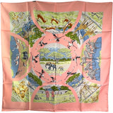 エルメス HERMES カレ90 TANZANIE マルチカラー シルク レディース スカーフ