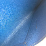 エルメス HERMES エンヴェロープMM ▢J刻 ブルーロイ シェーブル レディース カードケース