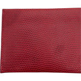 エルメス HERMES エンヴェロープPM □D刻 ルージュ リザード レディース カードケース