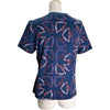 エルメス HERMES ロゴプリント半袖Tシャツ 2E4600DC インディゴ コットン レディース 半袖Ｔシャツ