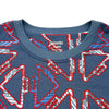 エルメス HERMES ロゴプリント半袖Tシャツ 2E4600DC インディゴ コットン レディース 半袖Ｔシャツ