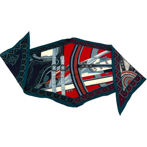 エルメス HERMES ロサンジュMM マルチカラー カシミヤ・シルク