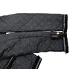 モンクレール MONCLER ダウン切替ツイードジャケット ブラック コットン レディース ダウンジャケット