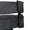 モンクレール MONCLER ダウン切替ツイードジャケット ブラック コットン レディース ダウンジャケット
