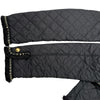モンクレール MONCLER ダウン切替ツイードジャケット ブラック コットン レディース ダウンジャケット