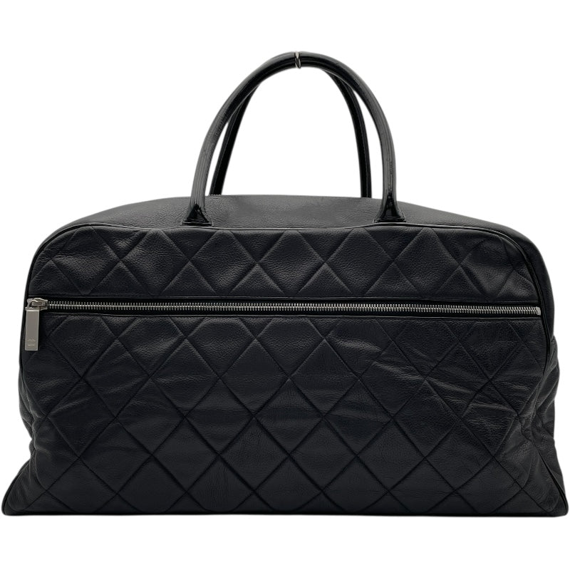 カ*シ様 CHANEL BLACKボストンバッグ CHANEL ココマーク 1995年頃 ボストンバッグ ブラック ゴールド