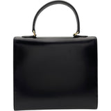 セリーヌ CELINE トグルチェーンハンドバッグ ブラック GD金具 カーフ レディース ハンドバッグ