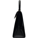 セリーヌ CELINE トグルチェーンハンドバッグ ブラック GD金具 カーフ レディース ハンドバッグ