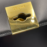 セリーヌ CELINE トグルチェーンハンドバッグ ブラック GD金具 カーフ レディース ハンドバッグ