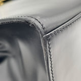 セリーヌ CELINE トグルチェーンハンドバッグ ブラック GD金具 カーフ レディース ハンドバッグ