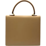セリーヌ CELINE トグルチェーンハンドバッグ ベージュ GD金具 カーフ レディース ハンドバッグ