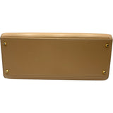 セリーヌ CELINE トグルチェーンハンドバッグ ベージュ GD金具 カーフ レディース ハンドバッグ