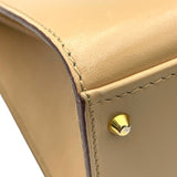 セリーヌ CELINE トグルチェーンハンドバッグ ベージュ GD金具 カーフ レディース ハンドバッグ