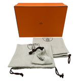 エルメス HERMES リリベットレザーパンプス ブラック レザー レディース パンプス