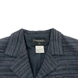 シャネル CHANEL ツイードジャケット P13663 ネイビー ツイード レディース その他アウター