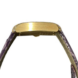 カルティエ Cartier タンク アングレーズ SM WT100014 シルバー YG×革 レディース 腕時計