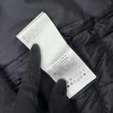 モンクレール MONCLER BARBELFUR ライトダウンコート ブラック ナイロン レディース ダウンジャケット