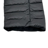 モンクレール MONCLER BARBELFUR ライトダウンコート ブラック ナイロン レディース ダウンジャケット