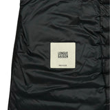 モンクレール MONCLER BARBELFUR ライトダウンコート ブラック ナイロン レディース ダウンジャケット