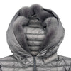 モンクレール MONCLER SORBUS ライトダウンジャケット グレー ナイロン レディース ダウンジャケット