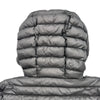 モンクレール MONCLER SORBUS ライトダウンジャケット グレー ナイロン レディース ダウンジャケット