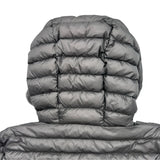 モンクレール MONCLER SORBUS ライトダウンジャケット グレー ナイロン レディース ダウンジャケット