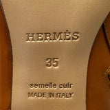 エルメス HERMES サンジェルマン ケリー金具ショートブーツ ブラウン レザー レディース ブーツ