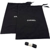 シャネル CHANEL ココマークヒールスニーカー G46871 ブラック ナイロン レディース スニーカー