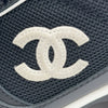 シャネル CHANEL ココマークヒールスニーカー G46871 ブラック ナイロン レディース スニーカー