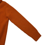 エルメス HERMES カシミヤニットカーディガン オレンジ カシミヤ メンズ カーディガン