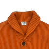 エルメス HERMES カシミヤニットカーディガン オレンジ カシミヤ メンズ カーディガン