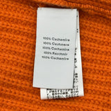 エルメス HERMES カシミヤニットカーディガン オレンジ カシミヤ メンズ カーディガン