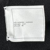 シャネル CHANEL パールココボタンノースリーブニットワンピース P50087 ブラック カシミヤ レディース ワンピース
