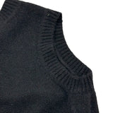シャネル CHANEL パールココボタンノースリーブニットワンピース P50087 ブラック カシミヤ レディース ワンピース