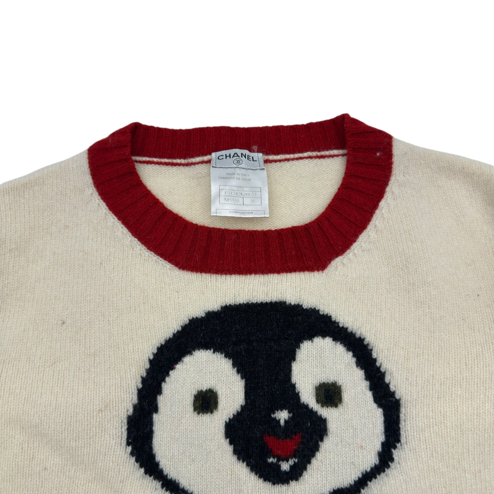 シャネル CHANEL ペンギンココマークニットセーター P31742 アイボリー