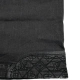 ルイ・ヴィトン LOUIS VUITTON モノグラムキルティングデニムミニスカート WSSK01DBC ブラック デニム レディース ミニスカート