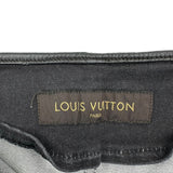 ルイ・ヴィトン LOUIS VUITTON モノグラムキルティングデニムミニスカート WSSK01DBC ブラック デニム レディース ミニスカート