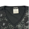 シャネル CHANEL 花柄レースカシミヤニットセーター P26243 ブラック カシミヤ レディース セーター