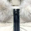 MACKAGE CALLA-BX ファー付ダウンジャケット 11752666 アイボリー ナイロン レディース その他アウター