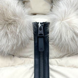 MACKAGE CALLA-BX ファー付ダウンジャケット 11752666 アイボリー ナイロン レディース その他アウター