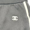 シャネル CHANEL サイドラインココマークワイドパンツ P82429 ブラック シルク レディース パンツ
