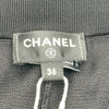 シャネル CHANEL サイドラインココマークワイドパンツ P82429 ブラック シルク レディース パンツ