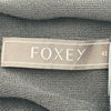 フォクシー FOXEY ロゴショートスリーブ ニットトップス 40753 ブラック レーヨン レディース ニット