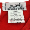 エルメス HERMES シルクトップス レッド シルク レディース カットソー