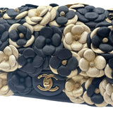 シャネル CHANEL マトラッセ23 カメリア 20番台 ブラック ゴールド ゴールド金具 ラムスキン レディース ショルダーバッグ