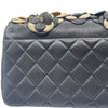 シャネル CHANEL マトラッセ23 カメリア 20番台 ブラック ゴールド ゴールド金具 ラムスキン レディース ショルダーバッグ