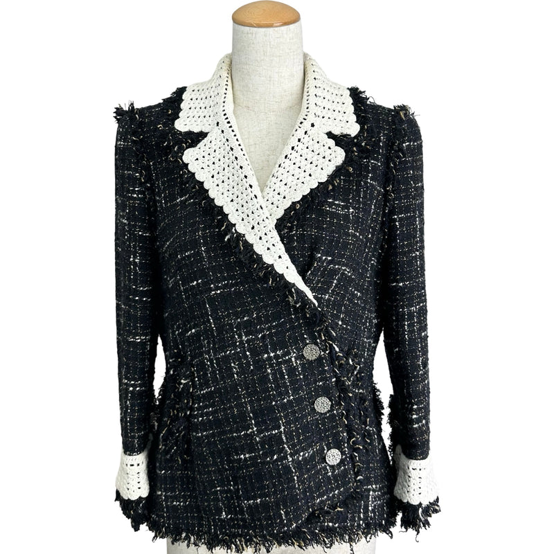 シャネル CHANEL ツイードジャケット P23332 ブラック/チェック